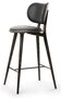MATER HIGH STOOL BACKREST | SIRKA GREY OAK | 74 CM