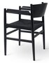 MATER NESTOR ARMCHAIR | BLACK BEECH | BLACK PAPER CORD SEAT