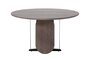 Woak Wherry round Dining Table-Runder Esstisch - Walnut
