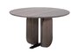 Woak Wherry round Dining Table-Runder Esstisch - Walnut
