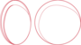 Red Edition Spiegel Ellipse Copper Pink Mirror Messing