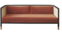 Red Edition Geflochtene Couch - Samt Fox
