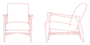 Red Edition Floating Armchair
