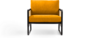 Red Edition Cane Armchair -  Fabric Ochre T16 (cat.B.) Natural Oak