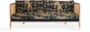 Red Edition Cane sofa 210 -  Fabric Jungle leopard T38 (Cat.D) Natural Oak