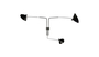  Serge Mouille Applique 3 bras pivotants Wandleuchte
