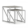 System 180 Cubes Beistelltisch-Set-sandgrau