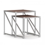System 180 Cubes Beistelltisch-Set-walnuss