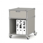System 180 Rox M Rollcontainer-sandgrau