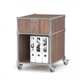 System 180 Rox M Rollcontainer-walnuss