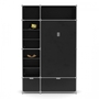 System 180 Garderobe 3-schwarz