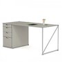 System 180 Office Schreibtisch Desktop - Sandgrau