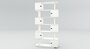 RADIS REGAL PIX SMALL- Weiss Laminiertes Sperrholz