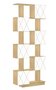 RADIS REGAL ROMB SMALL- Light Oak, Türen Weiß Cpl