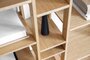 RADIS REGAL LIFT- MITTEL-Eiche Furniert, Mit 2 Tischplatten