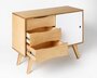RADIS SIDEBOARD SOSIXTIES- 1 TÜR- Weiss Cpl