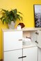 RADIS SIDEBOARD PIX 2X4, 6 TÜREN- Weiss Laminiertes Sperrholz