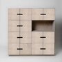 RADIS SIDEBOARD PIX 4X4, 14 TÜREN-  PEBBLE GREY