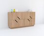 RADIS SIDEBOARD MAZE- 2X4-  EICHE FURNIERT