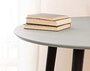 RADIS TISCH MAN - 125 CM - PEBBLE GREY, Beine SCHWARZ BEFLECKT