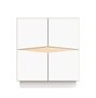 RADIS SIDEBOARD LOXI 2X2, 4 TÜREN-  WEISS LAMINIERTES SPERRHOLZ Auswahl zurücksetzen