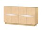 RADIS SIDEBOARD LOXI-2X4-  LIGHT OAK, WEISSER OSMO