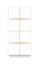  RADIS SIDEBOARD LOXI-4x2-  WEISS LAMINIERTES SPERRHOLZ