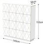 RADIS SIDEBOARD ROMB 4X4, 16 TÜREN