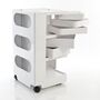B Line Boby Rollcontainer - weiß/5 Schubkästen
