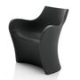 B Line Woopy Sessel mit Echtlederbezug - schwarz/Echtleder