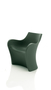 B Line Woopy Sessel mit Echtlederbezug