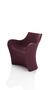 B Line Woopy Sessel mit Echtlederbezug