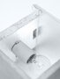 GantLights B3 Wandlampe Quadratisch - silber
