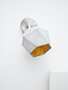 GantLights T2 Spot Wandlampe Trianguliert-betongrau-gold