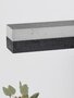 GantLights C3 burned Pendelleuchte verbranntes Holz- Beton Hell