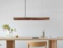 GantLights C-2 corten Pendelleucht Cortenstahl- Nussholz