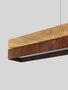 GantLights C-serie corten Pendelleucht Cortenstahl- Eichenholz