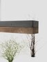 GantLights C1 nut Pendelleuchte Nussbaum Holz- Beton dunkel