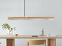 GantLights C1 stainless Pendelleuchte Edelstahl- Eichenholz