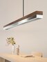 GantLights C3 stainless Pendelleuchte Edelstahl- Nussholz