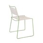 OK Design One Wire Chair-Green frame - Melange cushion