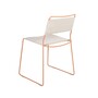 OK Design One Wire Chair-Peach frame - Melange cushion
