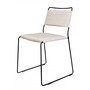OK Design One Wire Chair-Black frame - Melange cushion