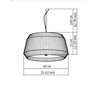 Modoluce Loto T5 D60 Pendelleuchte