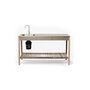 Mint Freestanding Kitchen Sets Large with Wooden Rack