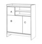 Drugeot Chiffonnier Bric 90