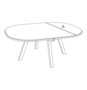 Drugeot Table Basse Aronde