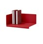 MEMEDESIGN Sabrina - Regal - ROSSO DALIA - RAL 3003 - L 40cm