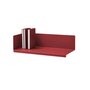 MEMEDESIGN Sabrina - Regal - ROSSO DALIA - RAL 3003 - L 60cm