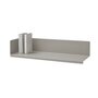 MEMEDESIGN Sabrina - Regal - PIOGGIA - RAL7042 - L 80cm